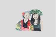 Teresa and Grandma Watercolor
